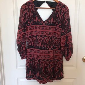 Fall Red Romper 🌹